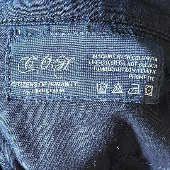 Citizens of Humanity Women’s Phantom Cropped Skinny Leg Jeans - Size 28 USA Made - Picture 8 of 13